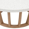 HESPERIDE - Table basse de jardin ronde "Lemindo" 100cm en eucalyptus - vignette