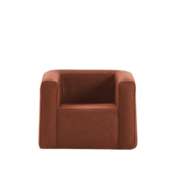 TERRACOTTA - Fauteuil gonflable - Intérieur et extérieur - Couleur Terracotta - large