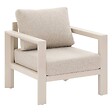 HESPERIDE - Fauteuil de salon de jardin "Évasion" argile polyester et aluminium - vignette
