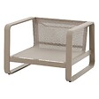 HESPERIDE - Fauteuil de salon de jardin "Domilly" café aluminium et oléfine - vignette