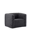 TERRACOTTA - Fauteuil gonflable - Intérieur et extérieur - Couleur Gris foncé - vignette
