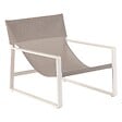 HESPERIDE - Fauteuil relax de jardin "Lambinio" blanc en aluminium en acier traité en epoxy - vignette