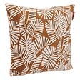 HESPERIDE - Coussin déco d'extérieur "Fylie" palmier & camel 40x40cm en polyester - vignette
