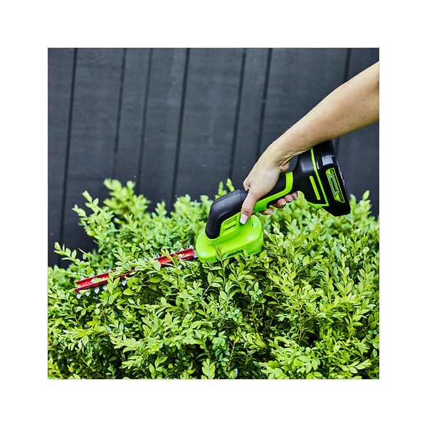 GREENWORKS TOOL - Cisaille à gazon et buisson 2-en-1 24V GREENWORKS - Sans batterie ni chargeur - G24SHT - large