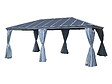 HESPERIDE - Pergola Belize en aluminium et polycarbonate 6 x 3,6 m - Hespéride - vignette