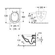 VILLEROY & BOCH - Combipack WC, modèle suspendu - Architectura - Blanc- réf : 5684CL01 - VILLEROY ET BOCH - vignette