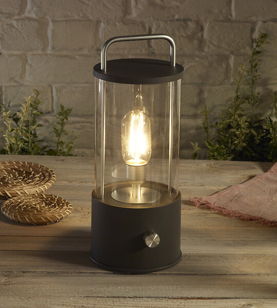 SMARTSOLAR - Lanterne Nordic rechargeable 80 lumens - H.35xL.14.5xP.16cm - large