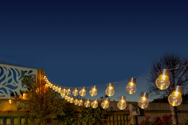 SMARTSOLAR - Guirl. sol.globulb 10 lumens 40 ampoules - large
