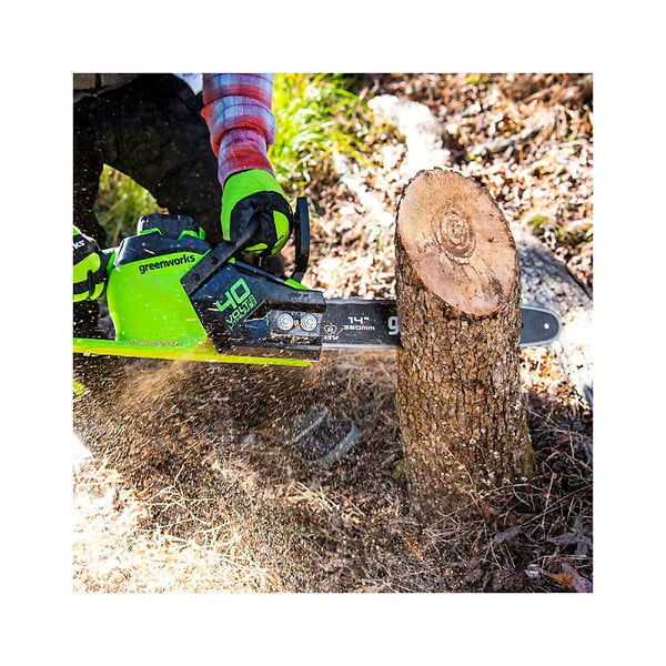 GREENWORKS TOOL - Tronçonneuse Brushless GREENWORKS 40V - 35 cm - 1 batterie 4.0 Ah - 1 chargeur - GD40CS15K4 - large