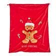 SMARTSOLAR - Sac cadeau pain d'épices en polyester - H.70xL.50xP.3cm - vignette