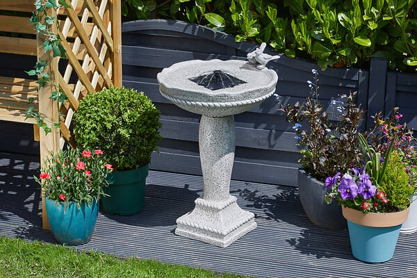 SMARTSOLAR - Fontaine solaire Amis à plumes - H.63xL.44xP.44cm - large