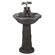 SMARTSOLAR - Fontaine grenouille résine - H.84xL.46,4xP.46,4cm - vignette