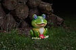 SMARTSOLAR - Grenouille solaire décorative en résine - Clin d'œil - vignette