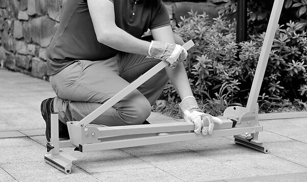 WORK MEN - Pied pour scie à onglet 195x53x92cm - Work Men - large