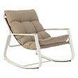 HESPERIDE - Fauteuil à bascule de jardin "Felinio" taupe - vignette