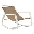 HESPERIDE - Fauteuil à bascule de jardin "Felinio" taupe - vignette