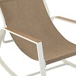 HESPERIDE - Fauteuil à bascule de jardin "Felinio" taupe - vignette