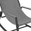 HESPERIDE - Fauteuil à bascule de jardin "Felinio" gris - vignette