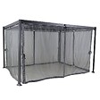 HESPERIDE - Moustiquaire de pergola "Belize" ardoise en polyester - vignette