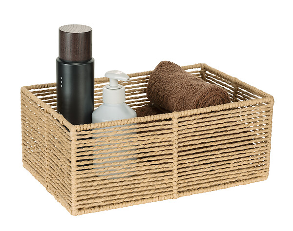 WENKO - Corbeille sdb meria m  beige - large