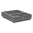 HESPERIDE - Pouf de jardin "Allure" graphite en aluminium traité en epoxy - vignette