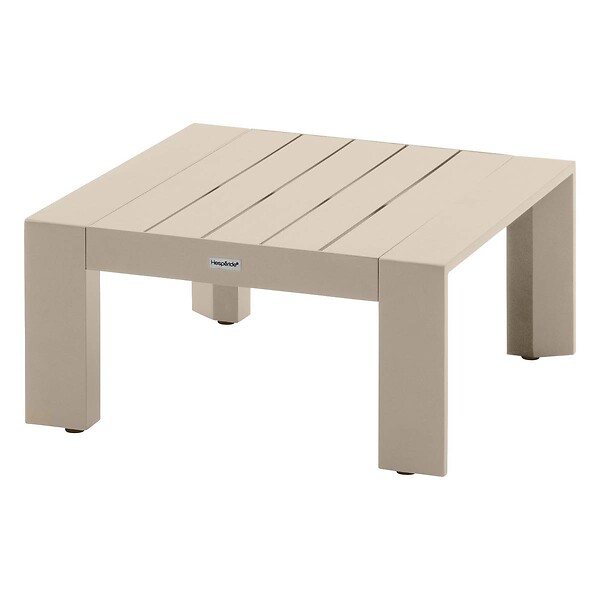 HESPERIDE - Pouf de jardin "Évasion" argile aluminium et oléfine - large