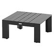 HESPERIDE - Pouf de jardin "Évasion" graphite aluminium et oléfine - vignette
