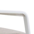 HESPERIDE - Fauteuil de jardin empilable "Diese" badiane & blanc en aluminium traité époxy - vignette