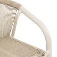 HESPERIDE - Fauteuil de jardin empilable "Riu" argile & beige aluminium - vignette