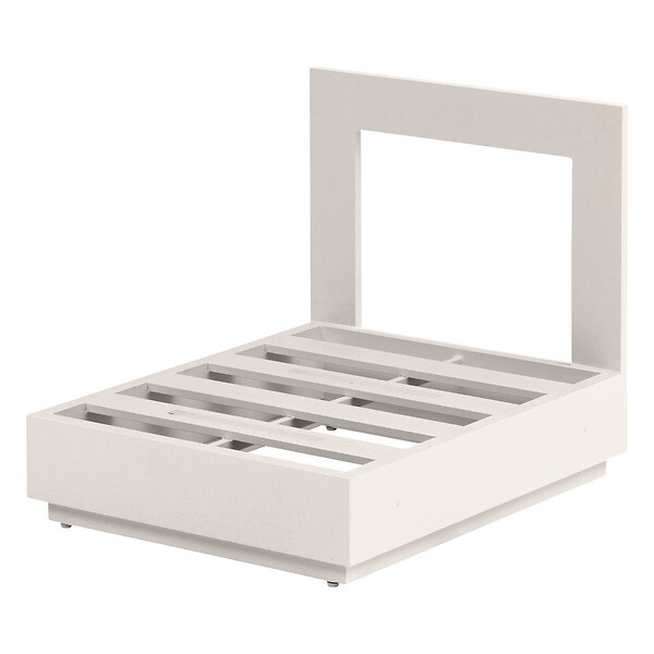 HESPERIDE - Chauffeuse de jardin "Allure" avoine aluminium et polyester - large