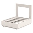 HESPERIDE - Chauffeuse de jardin "Allure" avoine aluminium et polyester - vignette