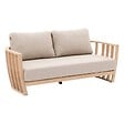 HESPERIDE - Salon de jardin "Lemindo" 5 places en polyester et eucalyptus - vignette