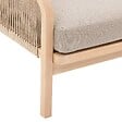 HESPERIDE - Canapé de jardin "Papouasie" acacia 2 places en polyester et acacia - vignette