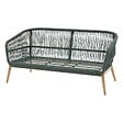 HESPERIDE - Salon de jardin "Orissa" vert olive 5 places en polyester et acier - vignette