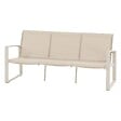 HESPERIDE - Salon de jardin "Boreane" lin & argile 5 places en aluminium texaline et polyester - vignette