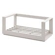 HESPERIDE - Canapé de jardin "Allure" avoine & beige zebrano 2 places en aluminium et polyester - vignette