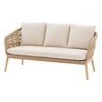 HESPERIDE - Salon de jardin "Orissa" Taupe 5 places en polyester et acier - vignette