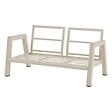 HESPERIDE - Canapé de jardin "Axiome" argile 2 places en aluminium et polyester - vignette