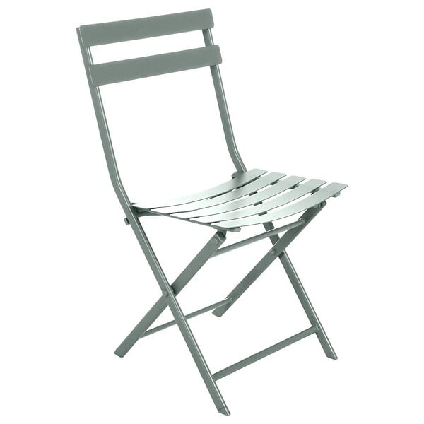HESPERIDE - Chaise de jardin pliante "Greensboro" vert olive en acier traité époxy - large