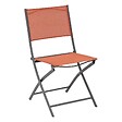 HESPERIDE - Lot de 4 chaises de jardin pliantes "Modula"  ambre et graphite - vignette