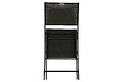 HESPERIDE - Lot de 4 chaises de jardin pliantes "Modula" anthracite & graphite acier traité époxy - vignette