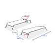 HESPERIDE - Transat "Allure" lin & argile 2 roues en aluminium et texaline - vignette