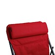 HESPERIDE - Chilienne de jardin pliante "Jubba" grenade & graphite en zinc et polyester - vignette