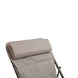 HESPERIDE - Chilienne de jardin pliante "Jubba" noisette & praline en zinc et polyester - vignette