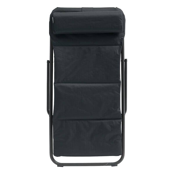 HESPERIDE - Chilienne de jardin pliante "Jubba" anthracite & graphite en zinc et polyester - large