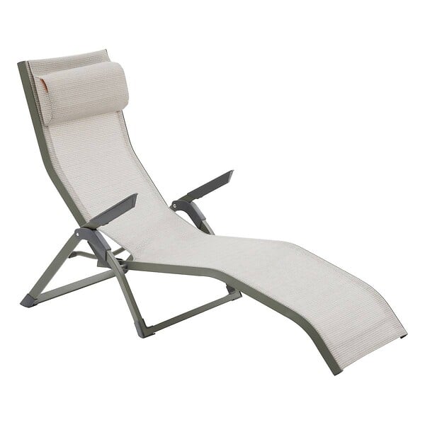 HESPERIDE - Transat "Decima" vert & vert laurier aluminium et texaline - large