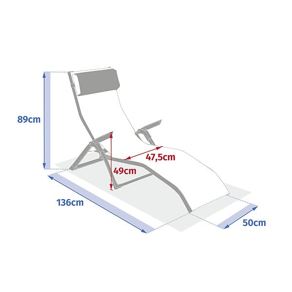 HESPERIDE - Transat "Decima" vert & vert laurier aluminium et texaline - large