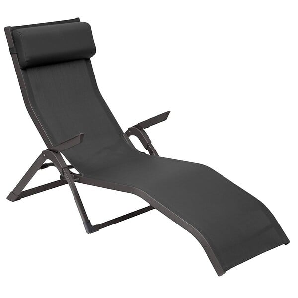 HESPERIDE - Transat "Decima" anthracite & graphite aluminium traité époxy en texaline - large