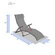 HESPERIDE - Transat "Decima" anthracite & graphite aluminium traité époxy en texaline - vignette