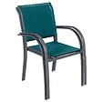 HESPERIDE - Fauteuil De Jardin En Texaline Piazza Bleu Canard / Graphite - Hespéride - vignette